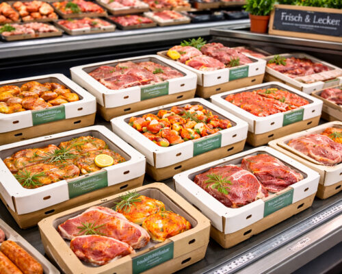 Kartons für Fleisch
